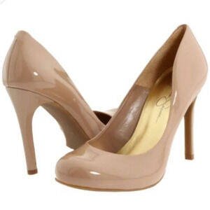 Jessica Simpson Tan High Heel Pumps